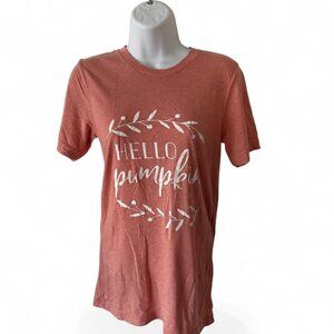 Women's Pink and Orange T-shirt